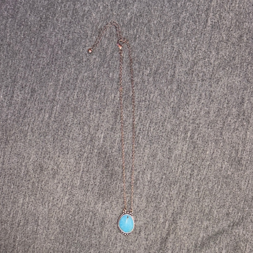 Elegant Turquoise Pendant Necklace